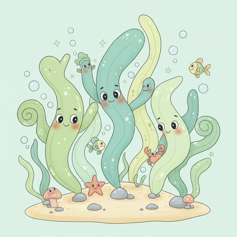 favicon tranh tô màu rong biển