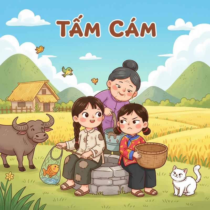 favicon tranh tô màu tấm cám