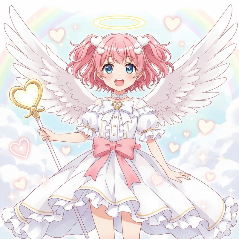 favicon tranh tô màu thiên thần hộ vệ