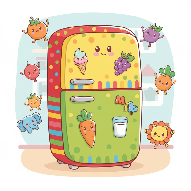 favicon tranh tô màu tủ lạnh