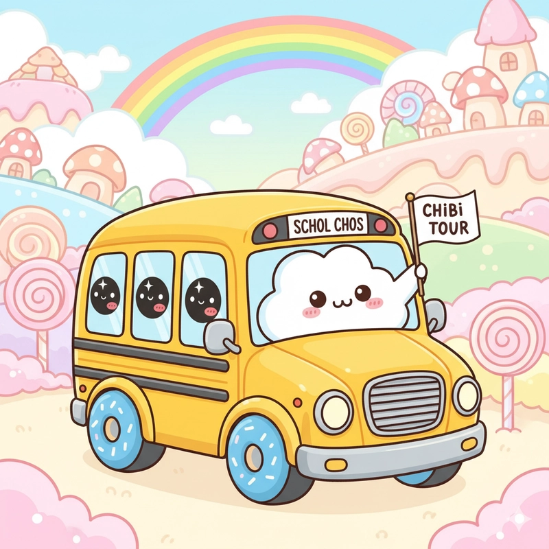 favicon tranh tô màu xe buýt