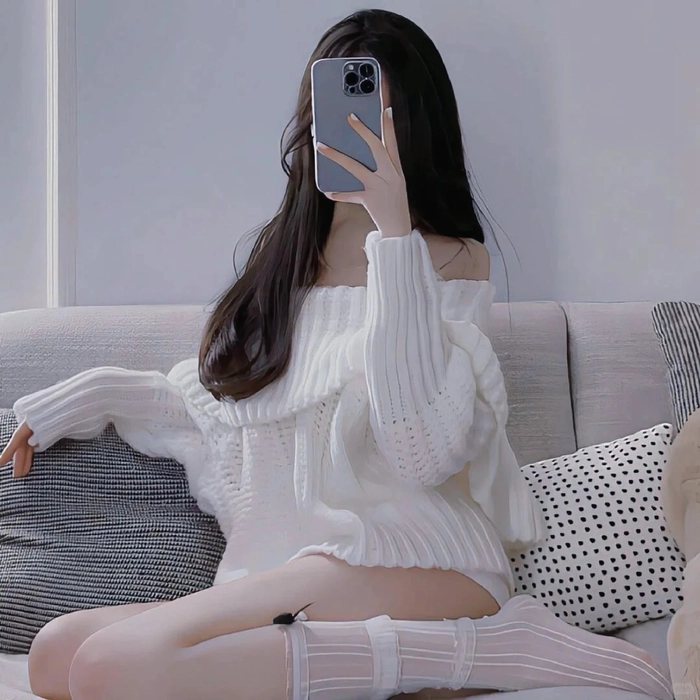 Ảnh gái xinh che mặt cute phù hợp làm avatar