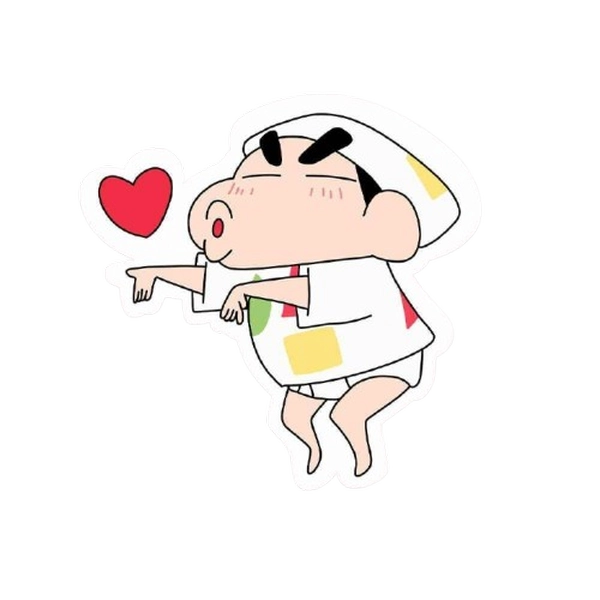 Ảnh sticker vô tri cute