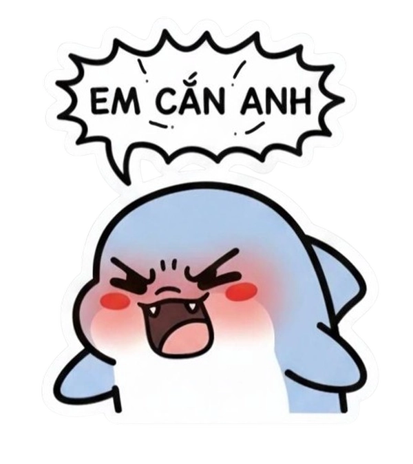 Ảnh sticker vô tri hài hước