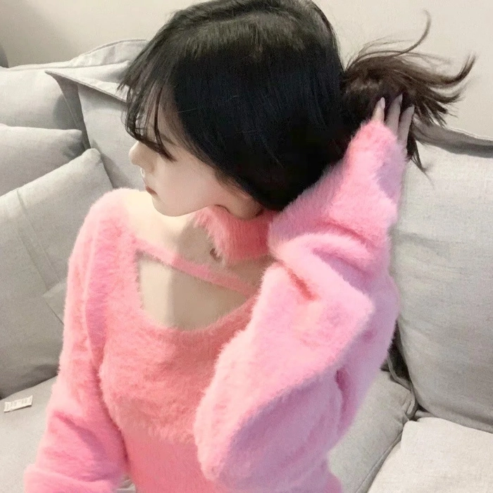 Avatar gái xinh che mặt tông pastel