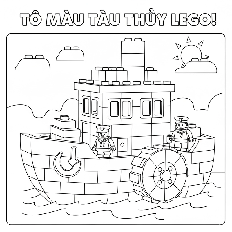 Bé tập tô tàu thủy