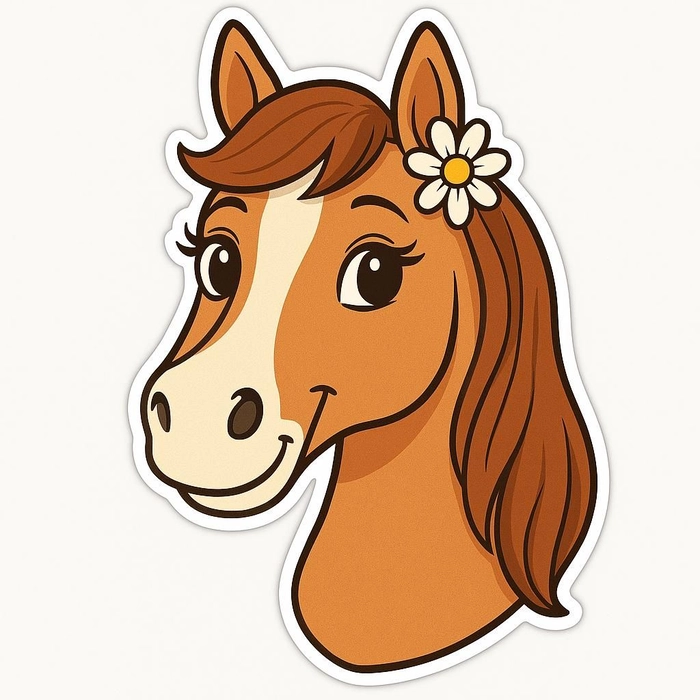 Bộ sticker con ngựa cực xinh