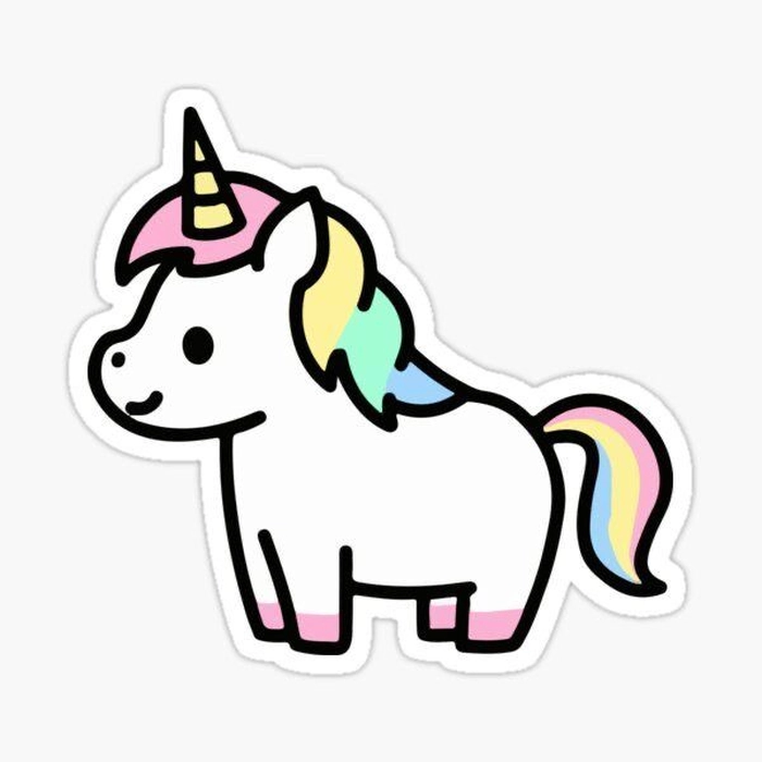 Bộ sticker ngựa pony rực rỡ sắc màu