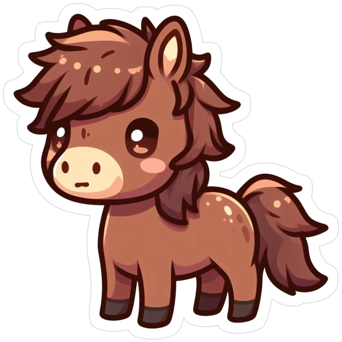 Bộ sưu tập sticker ngựa mới nhất