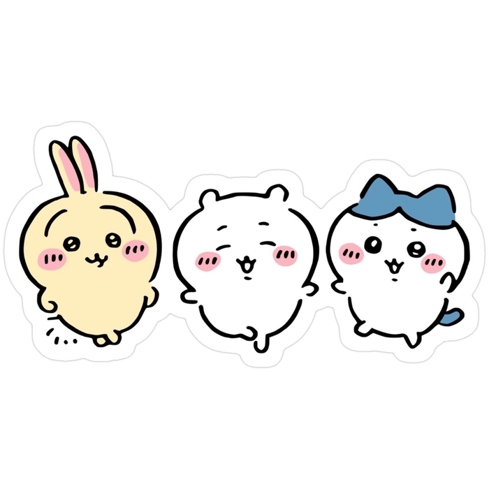 Chiikawa sticker nhiều phong cách biểu cảm