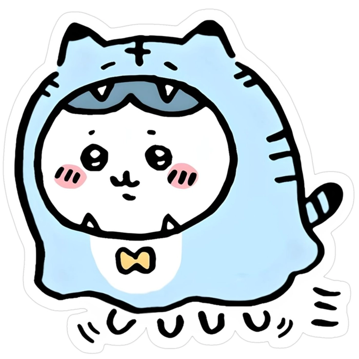 Chiikawa sticker phong cách kawaii xinh xắn