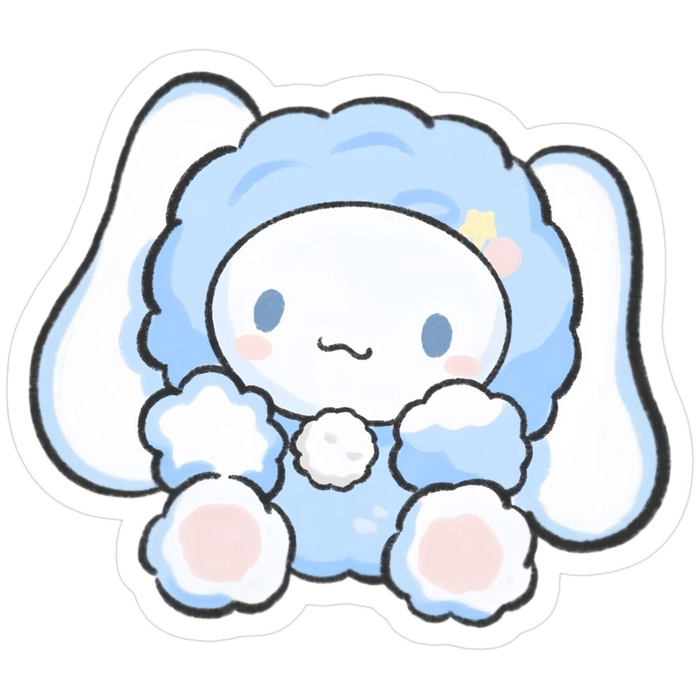 Cinnamoroll sticker mềm mại