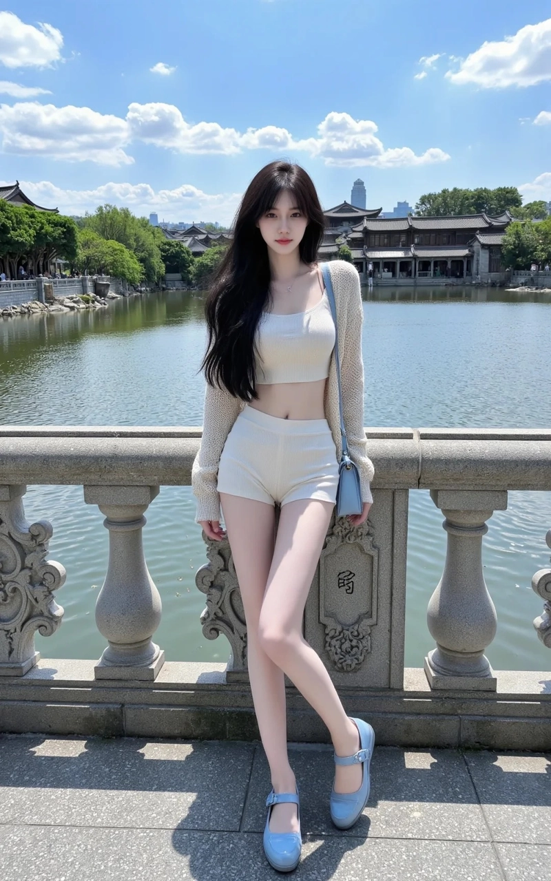 Gái chân dài Trung Quốc blend tông pastel