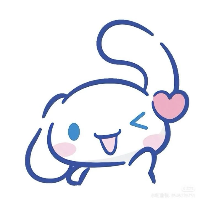 Hình Cinnamoroll sticker đáng yêu