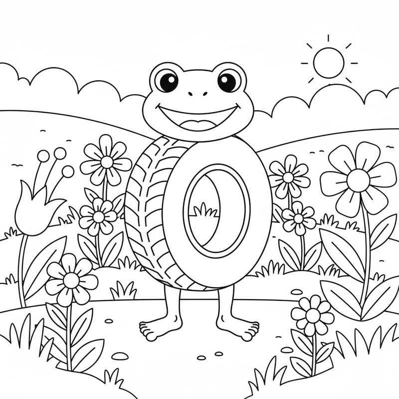 Hình ambalabu tô màu dễ thương