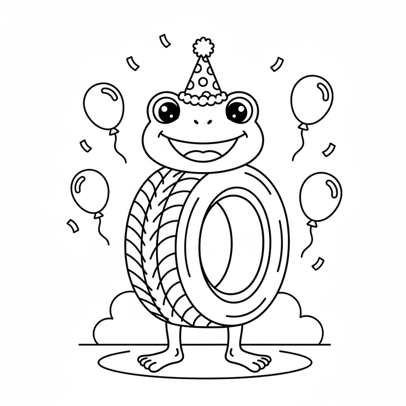 Hình ambalabu tô màu vui nhộn