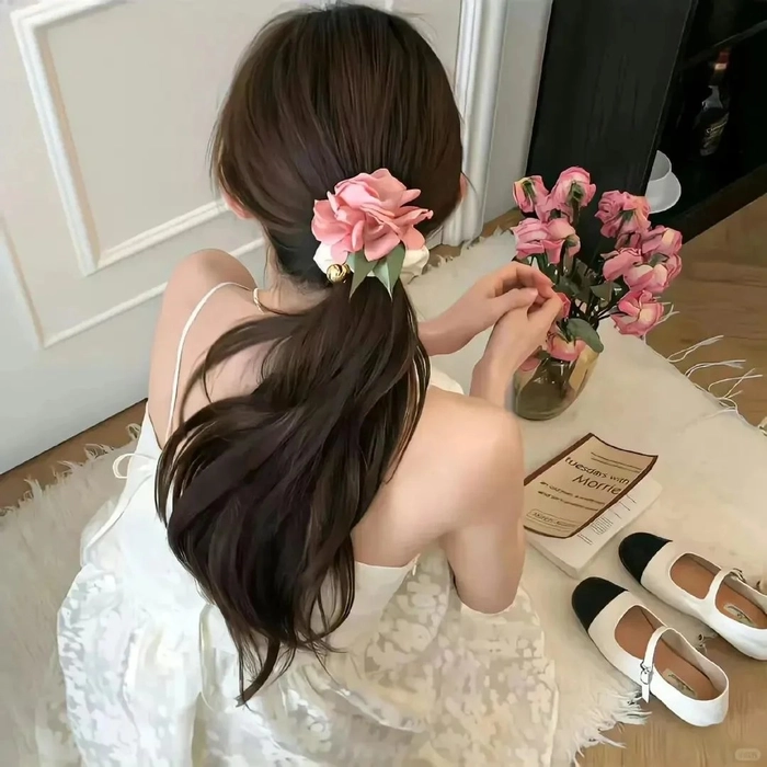 Hình ảnh gái xinh che mặt phong cách nghệ thuật