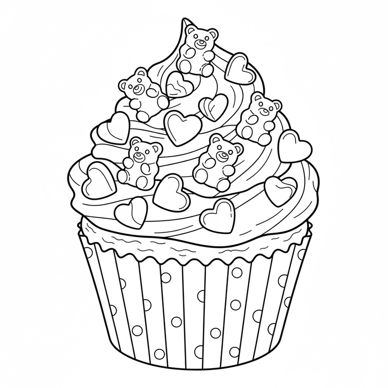 Hình bánh Cupcake đáng yêu