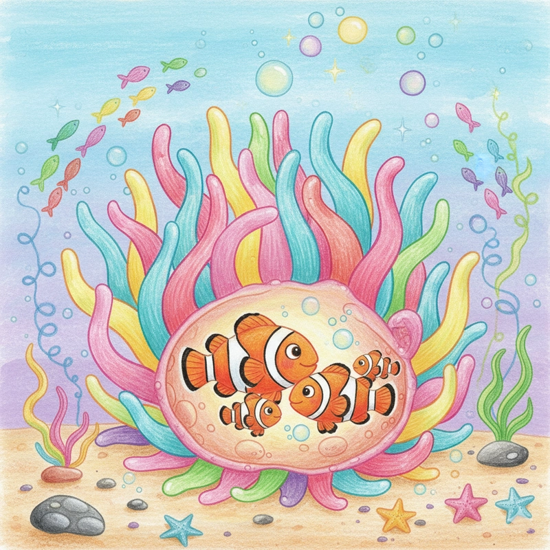 Hình đáy biển đáng yêu