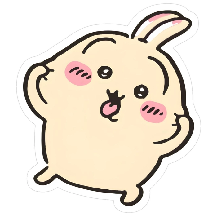 Hình sticker Chiikawa meme sáng tạo độc đáo