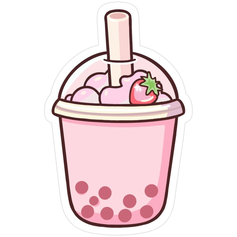 Hình sticker trà sữa phù hợp chat