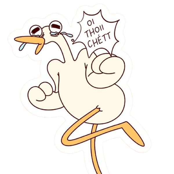 Hình sticker vô tri dễ thương