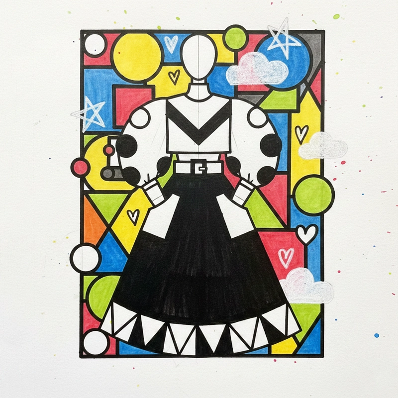 Hình thiết kế thời trang nhẹ nhàng