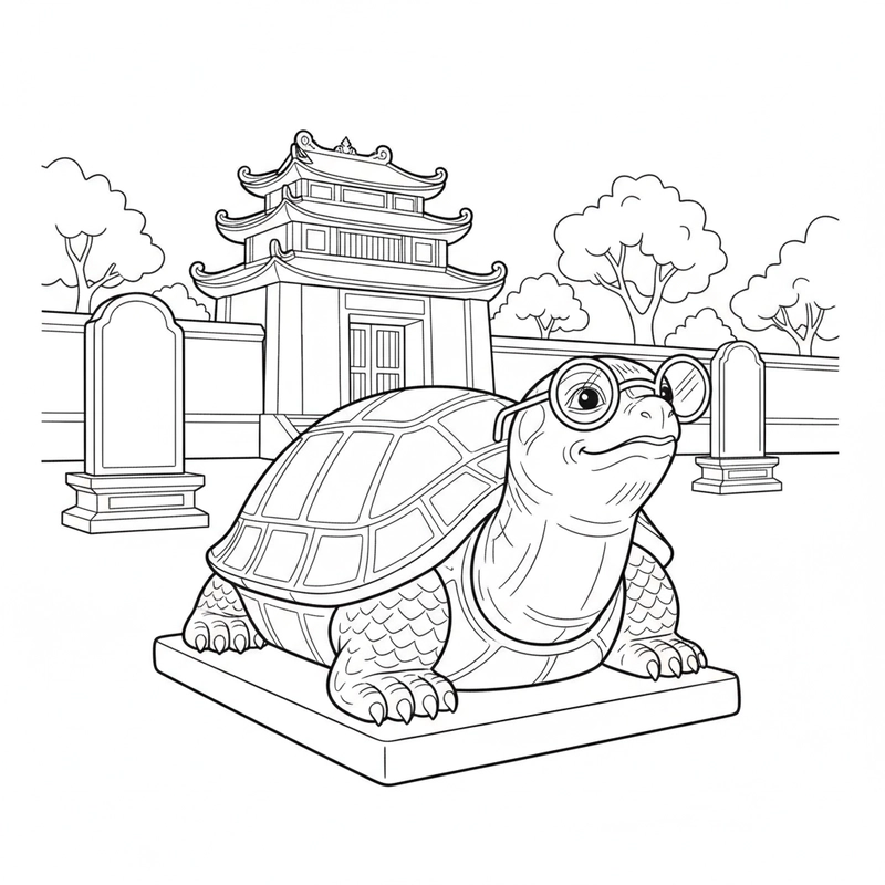 Hình tô Văn Miếu Quốc Tử Giám dễ