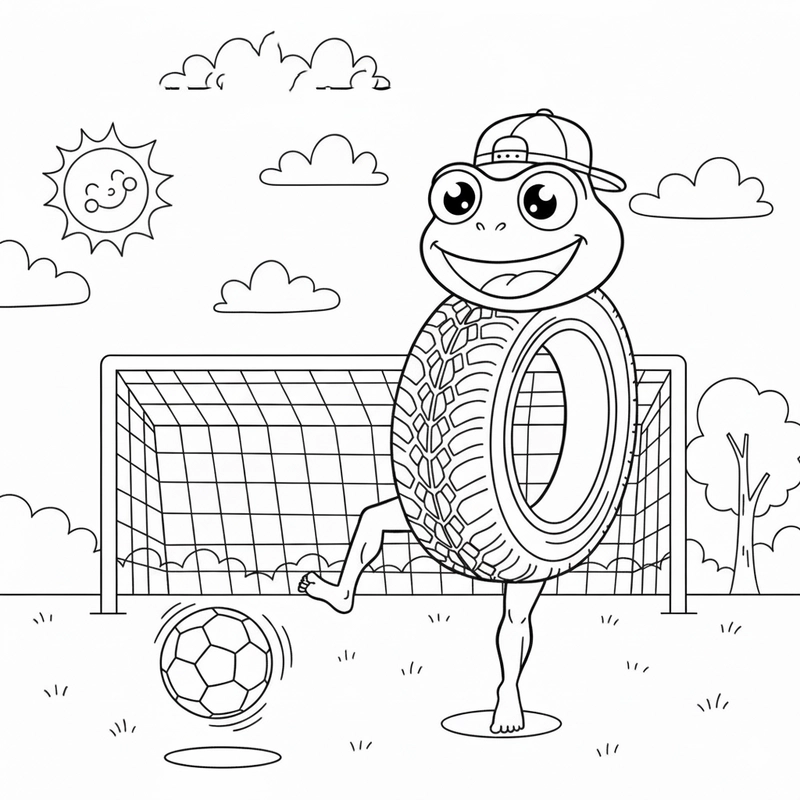 Hình tô màu ambalabu ngộ nghĩnh