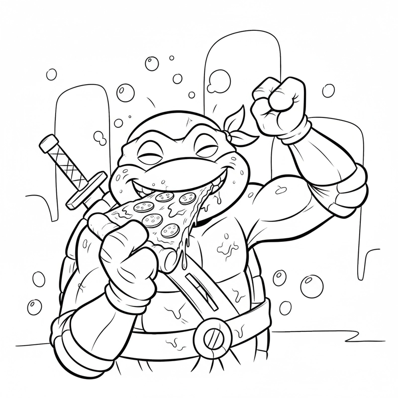 Hình tô màu meme dễ thương cho bé