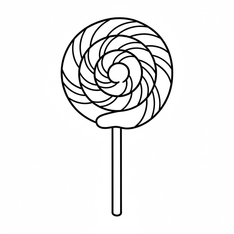 Hình tô màu thức ăn cute sinh động