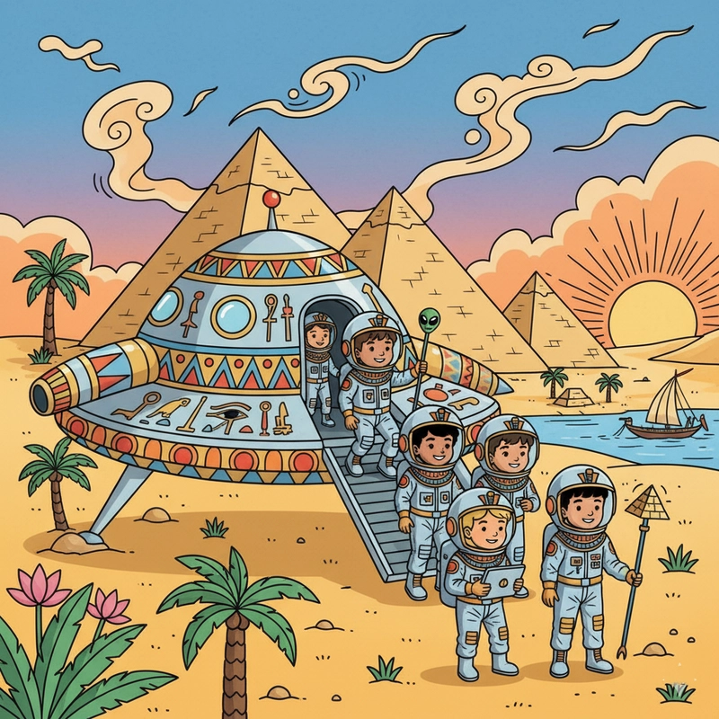 Hình vẽ biểu tượng Ai Cập cổ đại