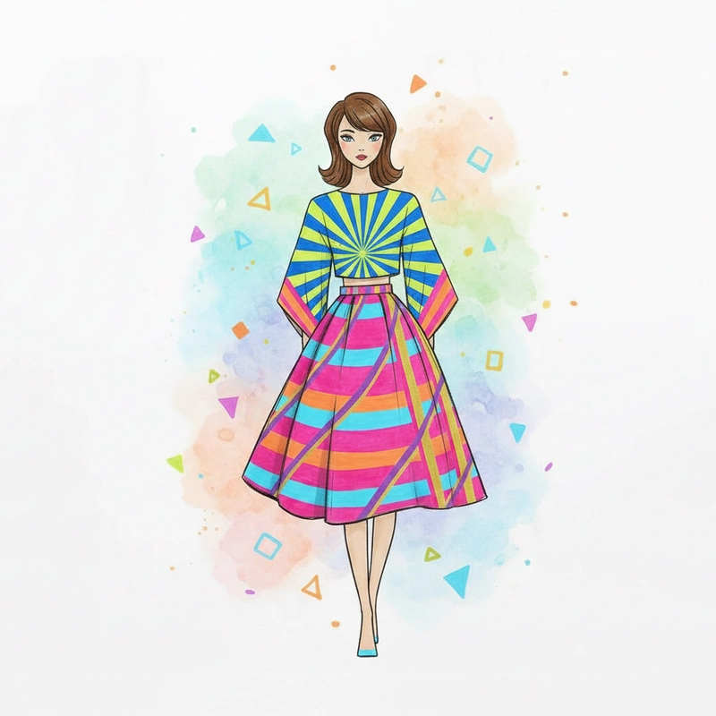 Hình vẽ thiết kế thời trang phổ thông