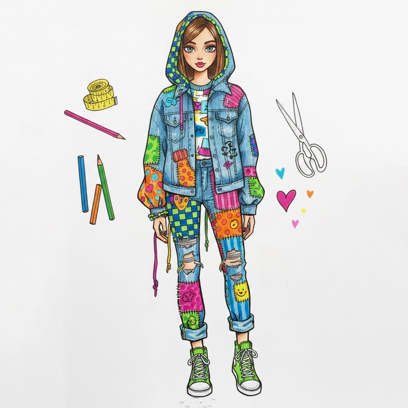 Hình vẽ thời trang dễ phác họa