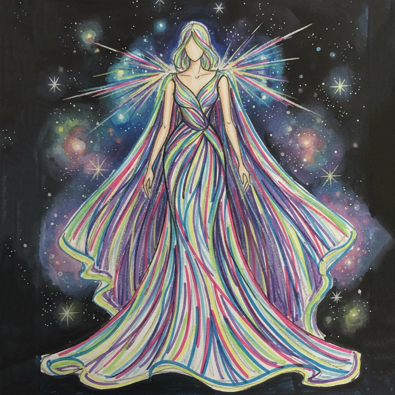 Hình vẽ thời trang theo ý tưởng