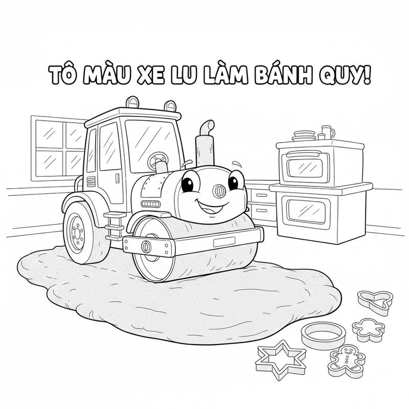 Hình xe lu tô màu đẹp mắt