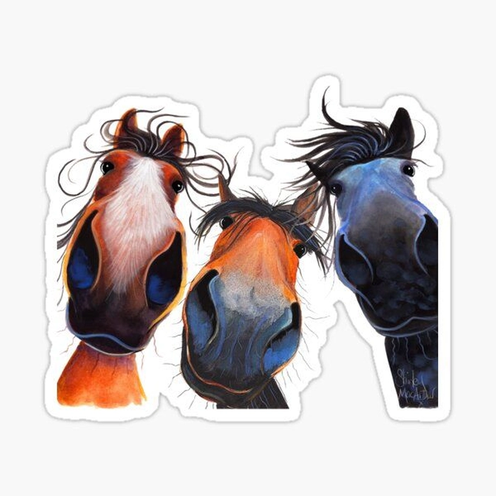 Horse sticker biểu cảm sáng tạo