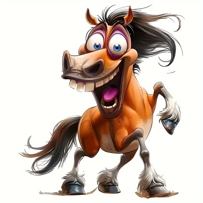 Horse sticker hoạt hình vui nhộn