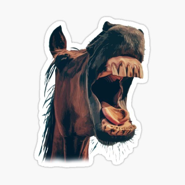 Horse sticker mang phong cách trẻ trung