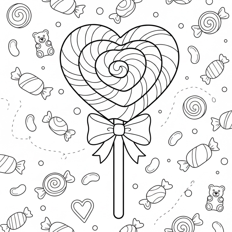 Kẹo mút tập tô phù hợp cho trẻ nhỏ