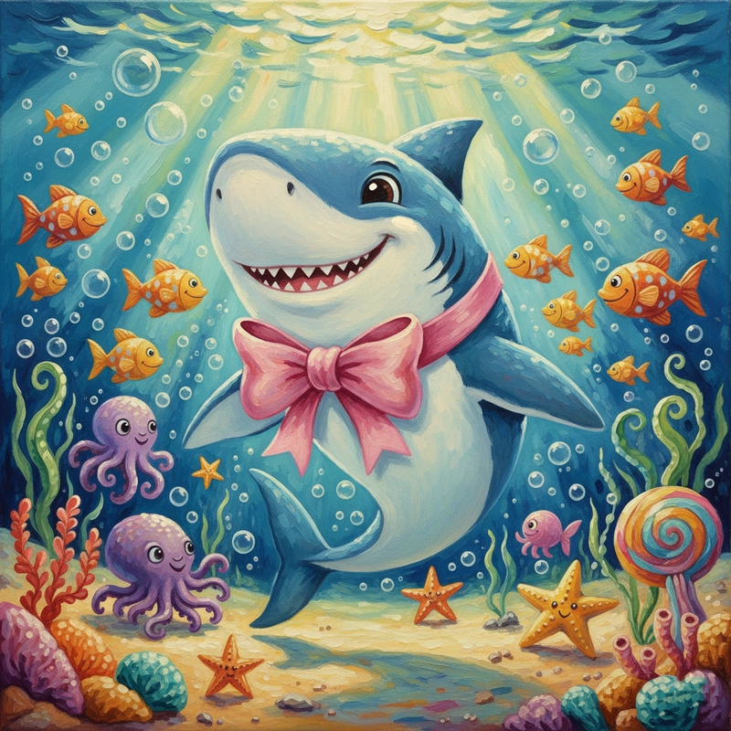 Mẫu dưới đáy đại dương phù hợp tập vẽ