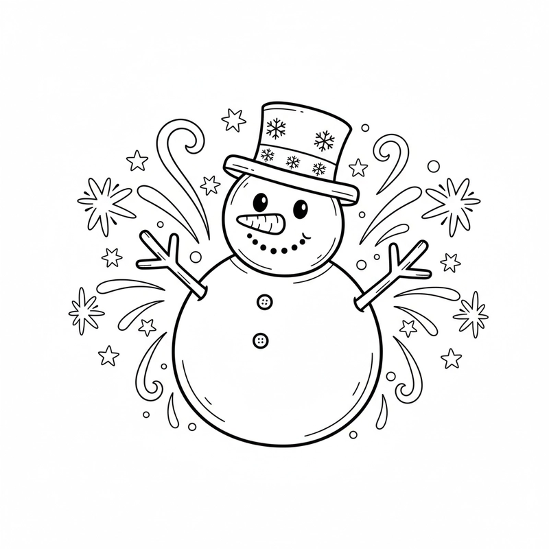 Mẫu tranh tô màu pháo hoa đẹp nhất