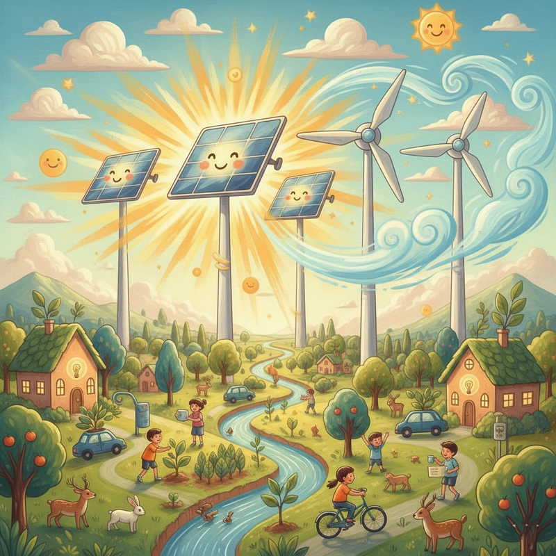 Mẫu tranh về biến đổi khí hậu đơn giản