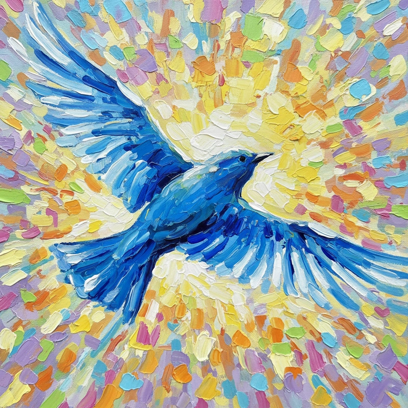 Mẫu tranh vẽ theo nghệ thuật Ấn tượng