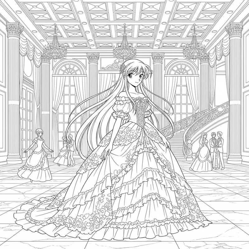 Mẫu vẽ Ran Mori cho trẻ tập tô