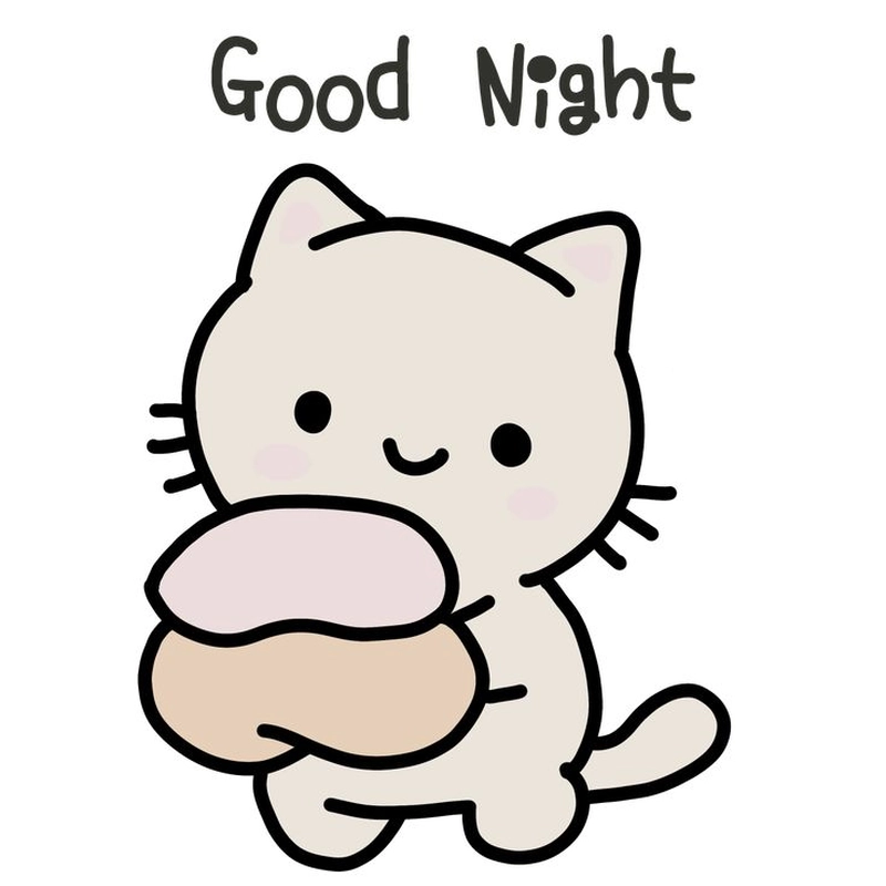 Ngủ ngon sticker mềm mại