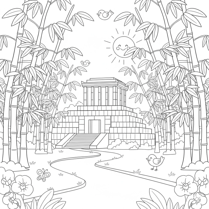 Phác thảo Lăng Bác dành cho bé