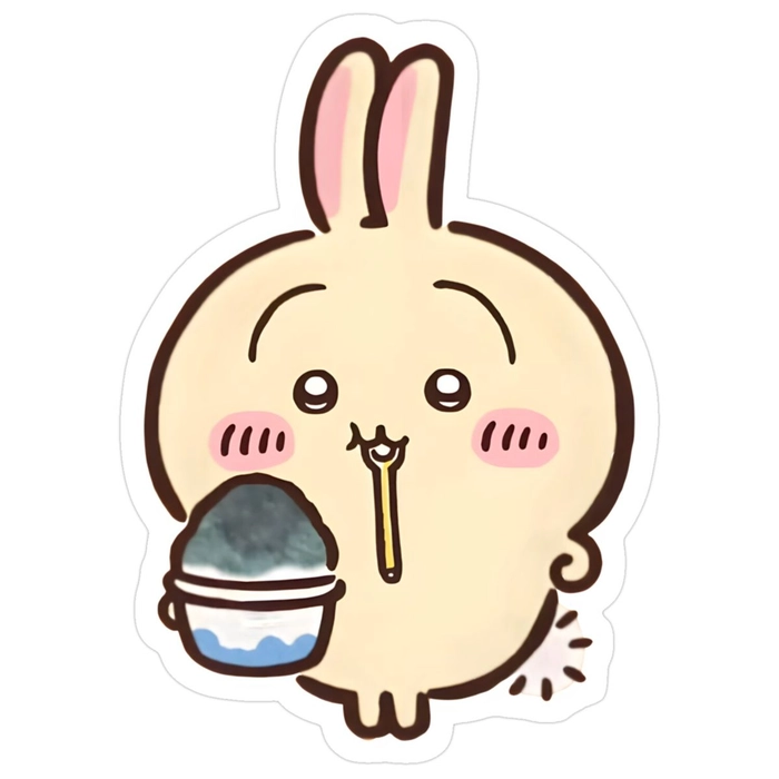 Sticker Chiikawa Usagi cute phù hợp story