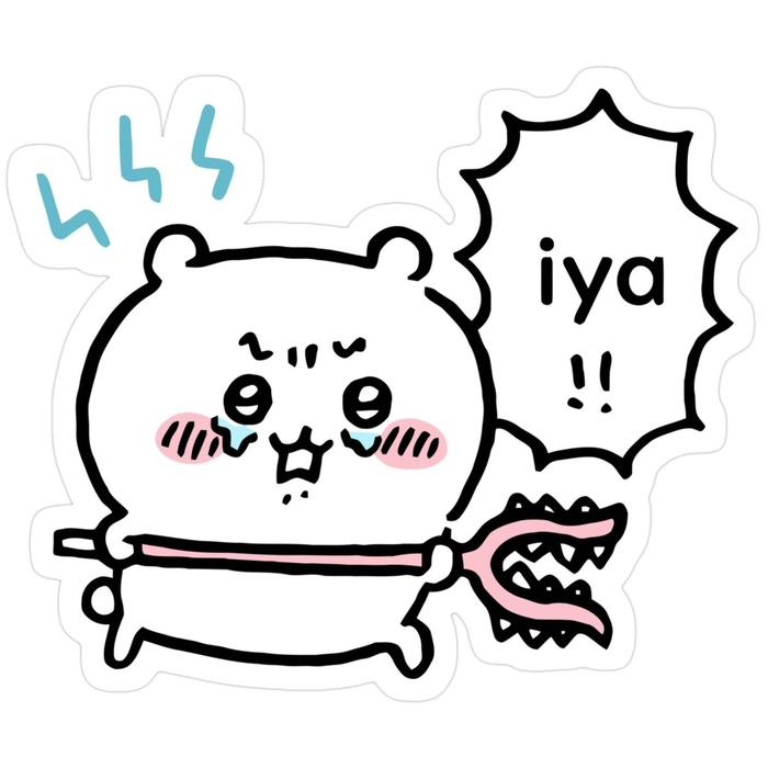 Sticker Chiikawa meme nhiều biểu cảm vui