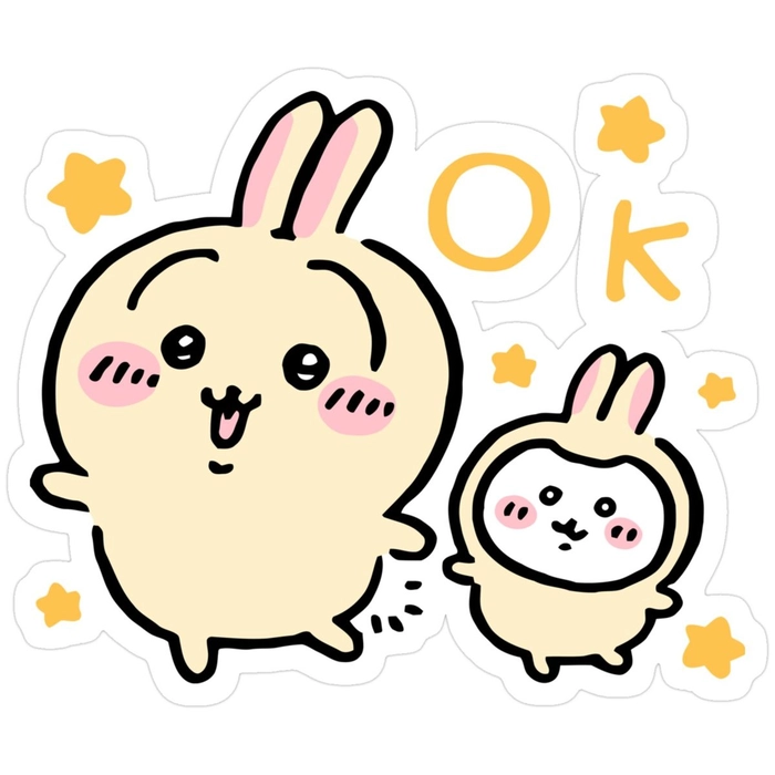 Sticker Chiikawa meme vui nhộn hot trend